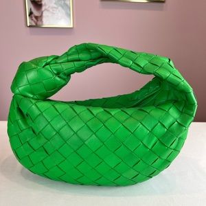 Green Bottega Veneta Mini Jodie Bag